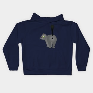 Punctuation Kitty is Happy To See You Kids Hoodie